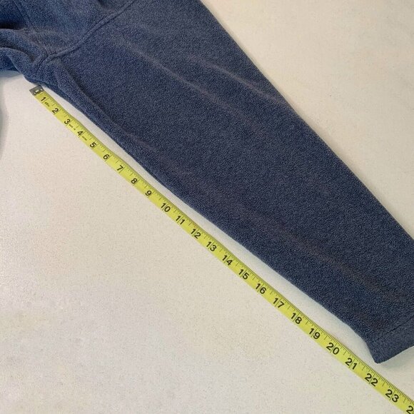 Columbia Fleece Jacket Men XXL Blue Full Zip Adjustable Waist Zip Pockets Logo - Picture 10 of 10
